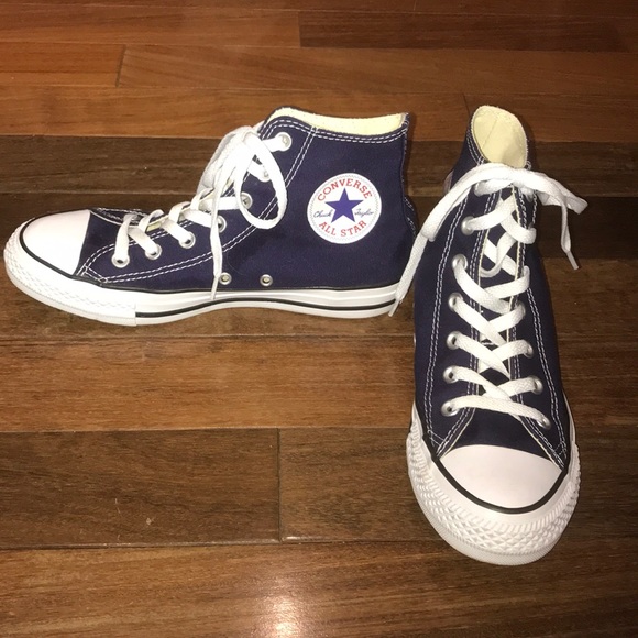 navy converse womens size 7